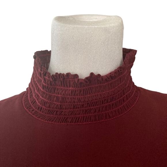 Reformation Plum Claret Stevi Slit-Leg Midi Dress - Size 2 - Picture 7 of 14